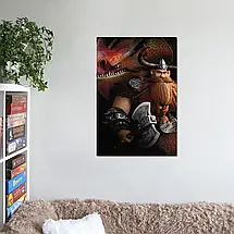 Плакат "Як приборкати дракона, How to Train Your Dragon", 60×41см, фото 2