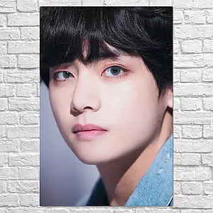 Плакат "БТС, Кім Техьон, Ві, Bangtan Boys, BTS, Kim Taehyung", 60×40см