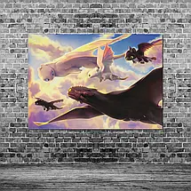 Плакат "Як приборкати дракона, How to Train Your Dragon", 43×60см, фото 3