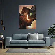Плакат "Як приборкати дракона 3, Прихований світ, How to Train Your Dragon", 60×43см, фото 3