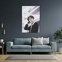 Плакат "БТС, Мін Юнґі, Шуґа, Bangtan Boys, BTS, Suga, Min Yoongi", 60×40см, фото 3