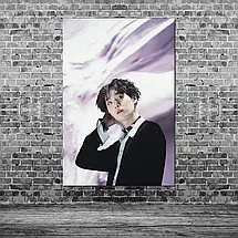 Плакат "БТС, Мін Юнґі, Шуґа, Bangtan Boys, BTS, Suga, Min Yoongi", 60×40см, фото 3