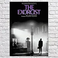 Плакат "Экзорцист, Изгоняющий дьявола, The Exorcist (1973)", 60×43см