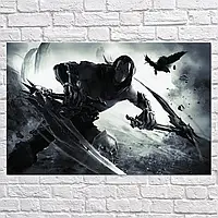 Плакат "Дарксайдерс, Поборники тьмы : Смерть живёт, Darksiders 2, Dearh Lives", 39×60см