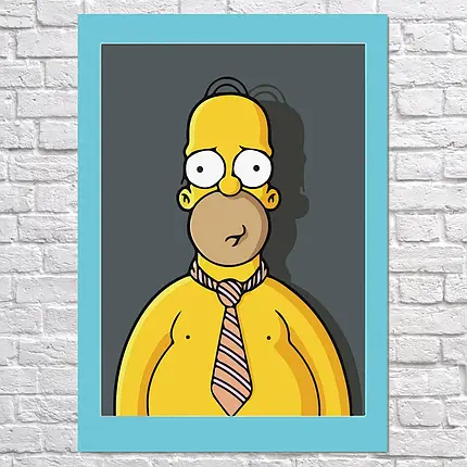 Плакат "Сімпсони, Simpsons", 60×43см, фото 2