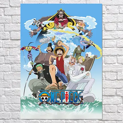 Плакат "Великий Куш, Ван Піс, головні персонажі, One Piece", 60×43см, фото 2