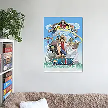 Плакат "Великий Куш, Ван Піс, головні персонажі, One Piece", 60×43см, фото 2