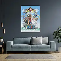 Плакат "Великий Куш, Ван Піс, головні персонажі, One Piece", 60×43см, фото 3