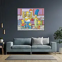 Плакат "Сімпсони, Simpsons", 50×60см, фото 3