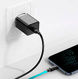 Адаптер мережевий BASEUS CCSUP-B01 Type-C, QC, 3A, чорний, фото 4