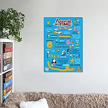 Плакат "Час Пригод, фрази, Adventure Time", 60×43см, фото 2