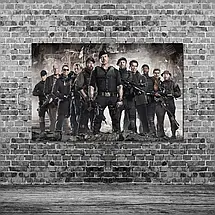 Плакат "Нестримні. персонажі фільму, The Expendables", 60×39см, фото 3