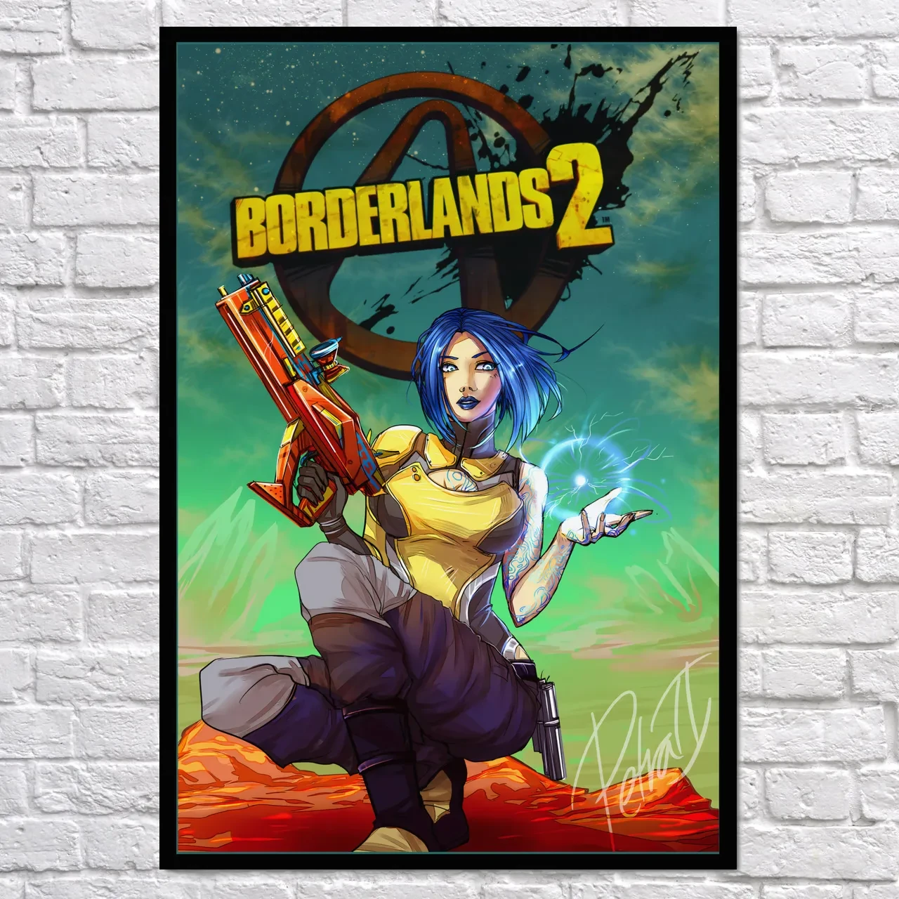 Плакат "Borderlands, BL2", 60×41см