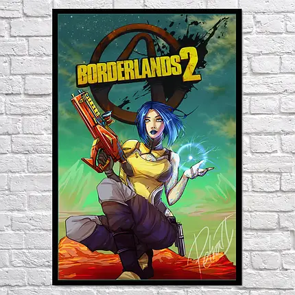 Плакат "Borderlands, BL2", 60×41см, фото 2