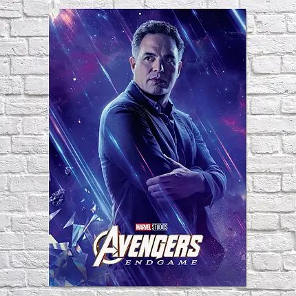 Плакат "Халк, Avengers: Endgame (2019)", 60×43см, фото 2