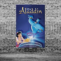 Плакат "Аладдін з Джином та лампою, Aladdin (1992)", 60×40см, фото 3