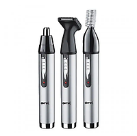 Тример для стрижки волосся 3 в 1 Gemei GM 3107, акумуляторний