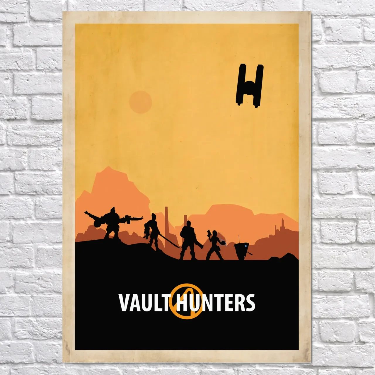 Плакат "Vault Hunters, Borderlands, BL2", 60×43см