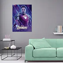 Плакат "Залізна Людина, Avengers: Endgame (2019)", 60×43см, фото 2