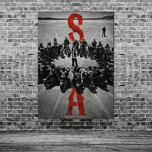 Плакат "Сини Анархії, Sons Of Anarchy, SoA", 60×43см, фото 3