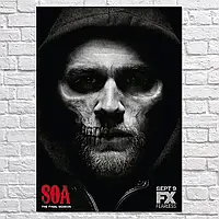 Плакат "Сыны Анархии, Sons Of Anarchy, SoA", 60×43см