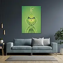 Плакат "Грінч з хитрою посмішкою, Grinch (2018)", 60×43см, фото 3