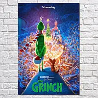 Плакат "Гринч и Макс смотрят на город, Grinch (2018)", 60×40см