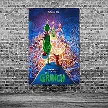 Плакат "Грінч і Макс дивляться на місто, Grinch (2018)", 60×40см, фото 3