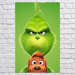 Плакат "Грінч та Макс, Grinch (2018)", 60×38см