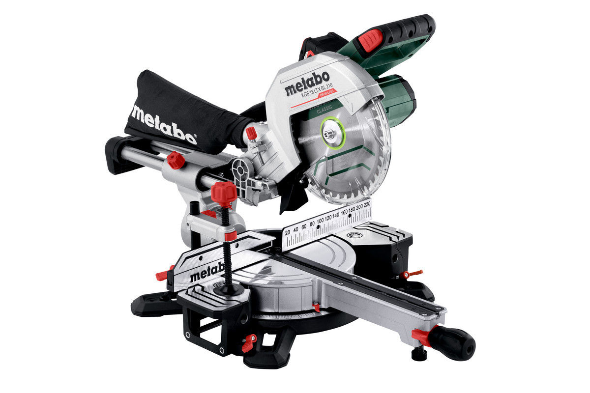 Акумуляторна торцювальна пила Metabo KGS 18 LTX BL 216 Безкоштовна доставка по Україні!