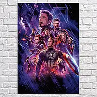 Плакат "Мстители 4: Финал, Avengers: Endgame (2019)", 60×41см