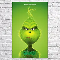 Плакат "Отдыхающий Гринч, Grinch (2018)", 42×27см