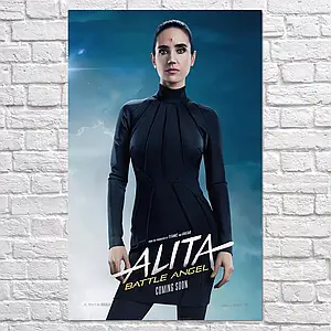 Плакат "Чірен. Аліта: Бойовий ангел, Chiren. Alita Battle Angel (2018)", 60×38см