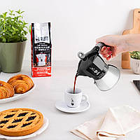 Кофеварка для индукционной плиты гейзерная Bialetti moka induction 150 мл на 4 чашки