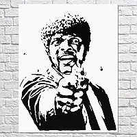Плакат "Криминальное чтиво, Pulp Fiction", 60×47см