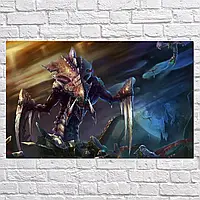 Плакат "Зерг, Старкрафт, Zerg, Starcraft", 38×60см