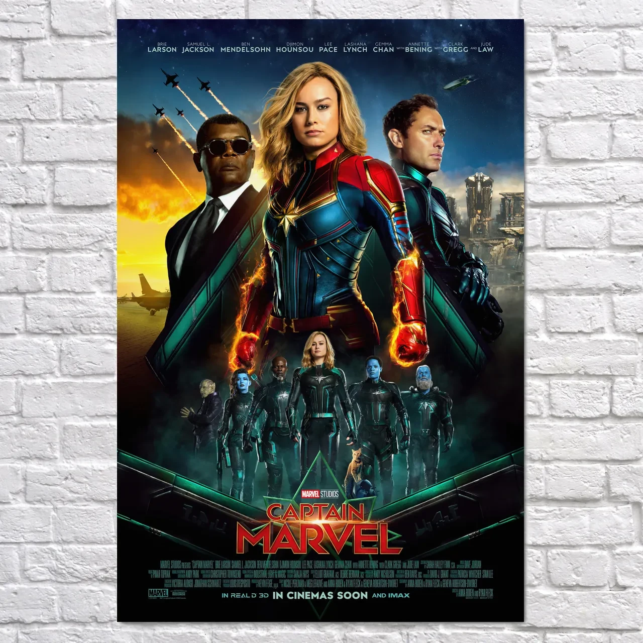 Плакат "Капітан Марвел, Captain Marvel (2019)", 60×41см