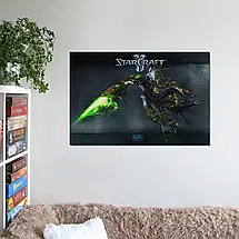 Плакат "Протос у стрибку, Старкрафт, Starcraft", 40×60см, фото 2