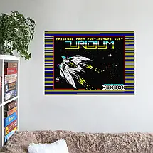 Плакат "Uridium, ZX-Spectrum", 43×60см, фото 2