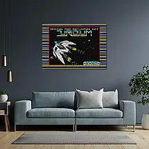 Плакат "Uridium, ZX-Spectrum", 43×60см, фото 3