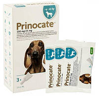 Капли от блох и клещей Принокат Prinocate для собак 4 - 10 кг, 3 пипетки