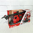 Машина-конструктор "Пожежна" з водяною помпою (бризкає водою) арт. YW 9080 B, фото 4