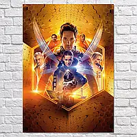 Плакат "Человек-муравей, Оса и главные герои в соте, Ant-Man and the Wasp (2018)", 60×43см