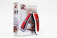 Беспроводная машинка для стрижки волос усов и бороды Promotec PM-352 красный