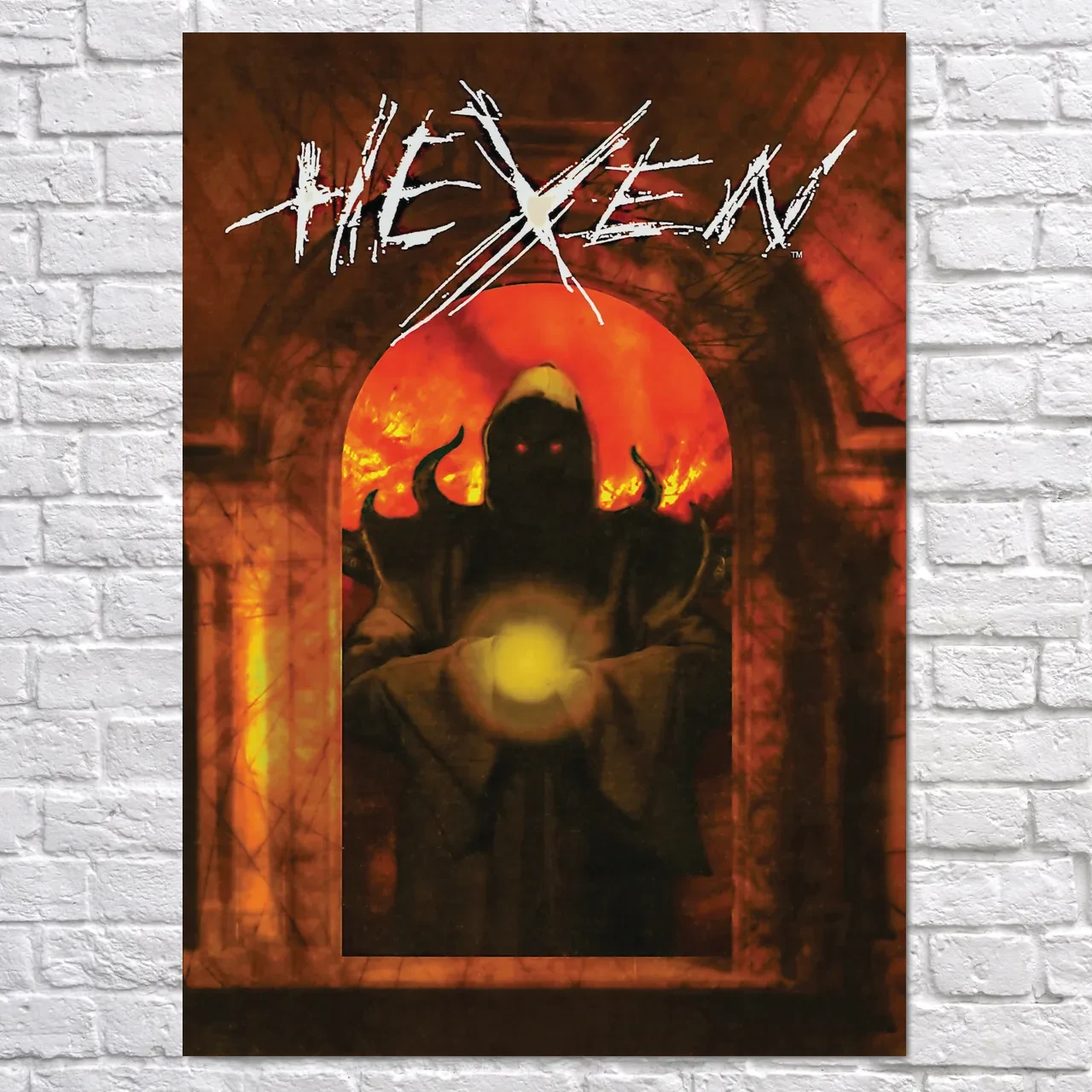 Плакат "Хексен, Hexen, Beyond Heretic", 60×43см