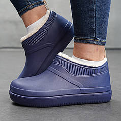 Жіночі сині зимові калоші