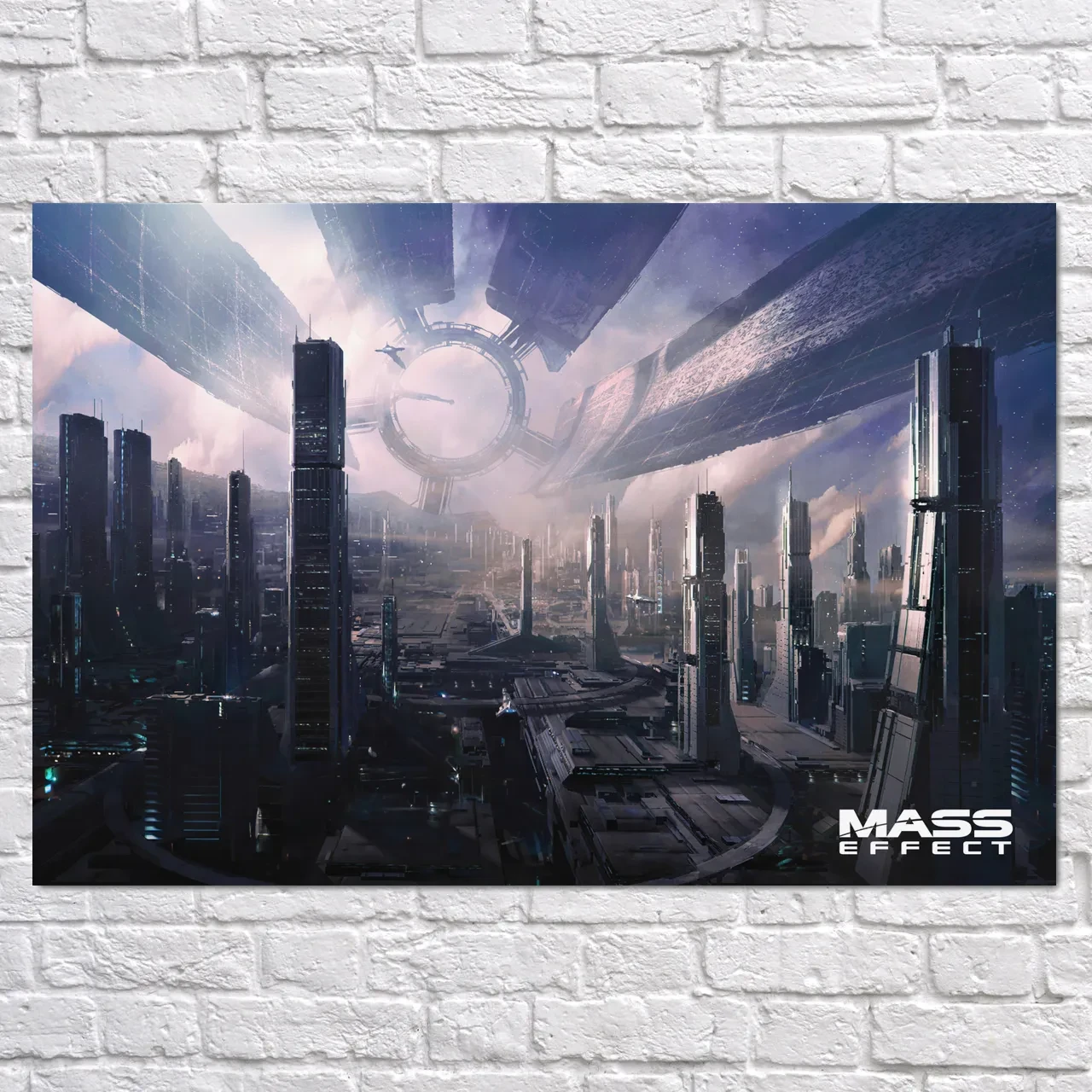 Плакат "Ефект маси, Цитадель, Mass Effect, Citadel", 40×60см
