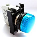 Арматура сигнальная 22мм со светодиодом 100-250В AC/DC синяя