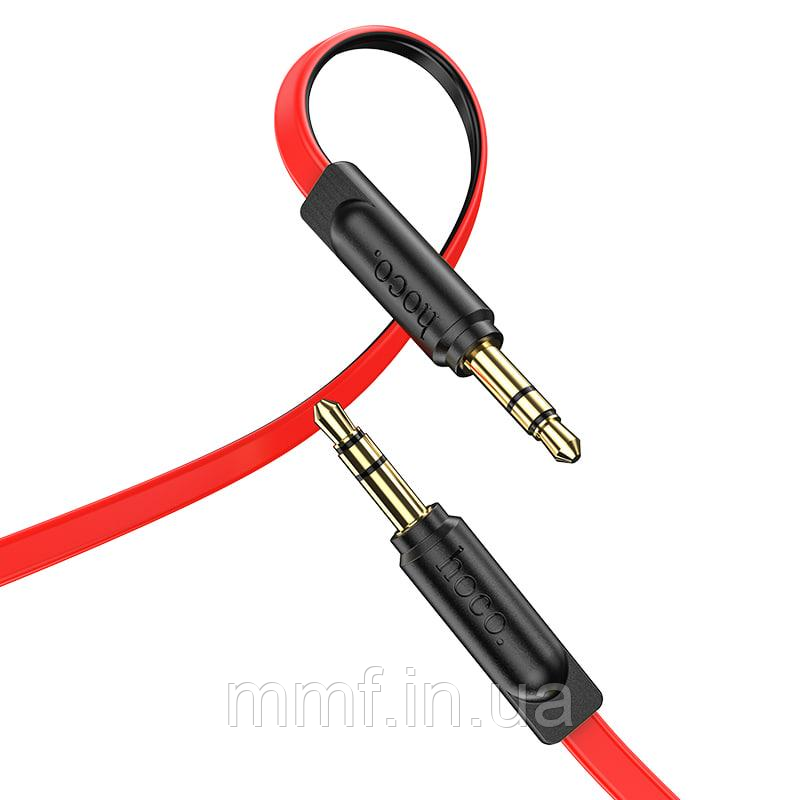 Кабель HOCO UPA16 AUX audio cable(L=1M) / red