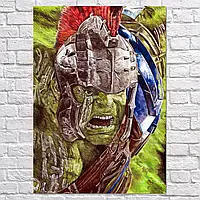 Картина на холсте "Тор, Тёмный мир, Thor, Dark World", 60×43см